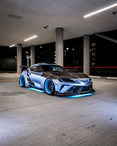 BMW 8 Series M850i 840i (With M-Package Bumper) G14 G15 G16 2018 2019 2020 2021 2022 2023 2024 with Aftermarket Parts - AE Style Front Canards Carbon Fiber from ArmorExtend